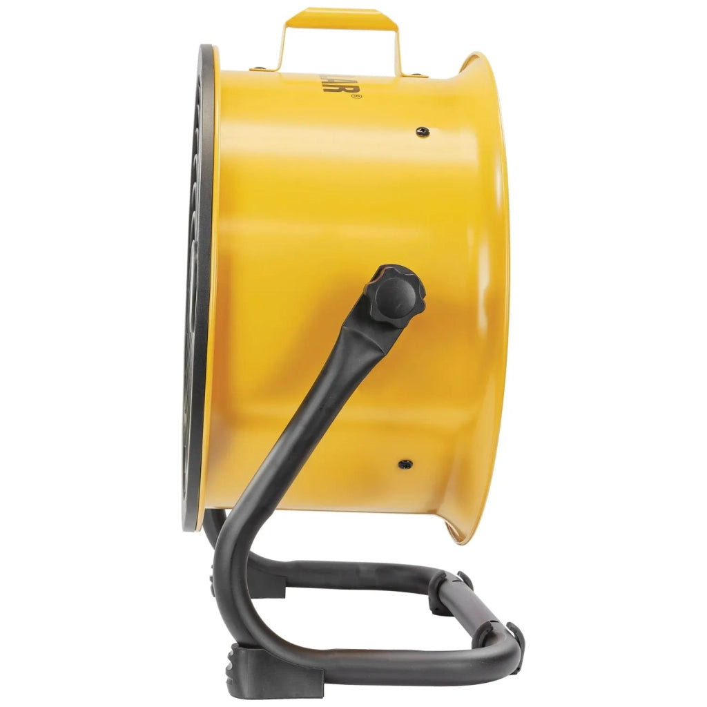 Caterpillar Ventilatore a Pavimento Alta Velocità HVD-14AC Ø 35 cm 120W, 4 Velocità, 27 m³/min, Pale in Alluminio, Orientabile, Montaggio a Parete, Base Antiscivolo