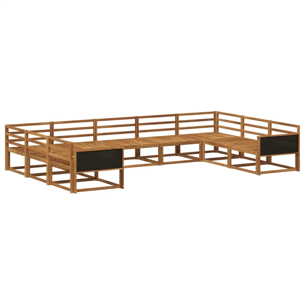 Set di divani da esterno 9 pcs Naturale 3382872