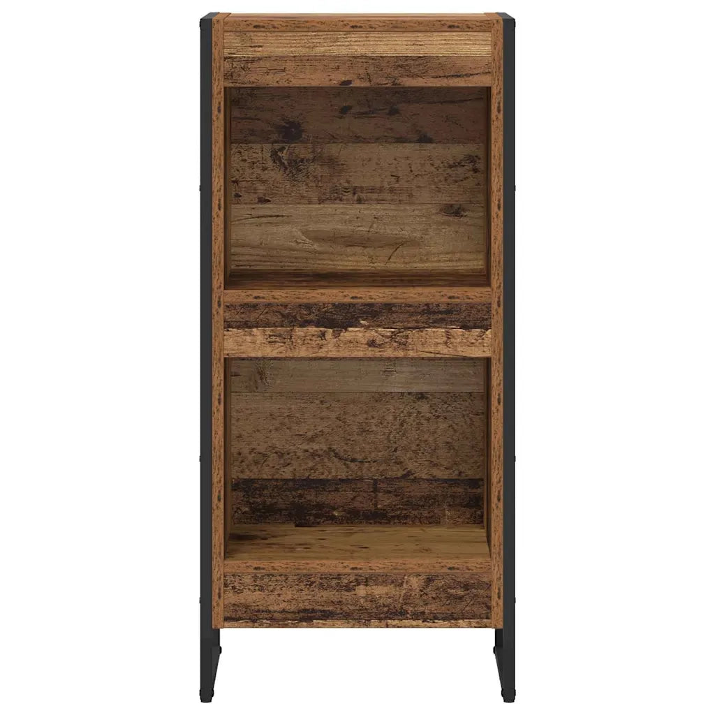 Armadio per Libri Legno vecchio 40 x 30 x 86,5 cm