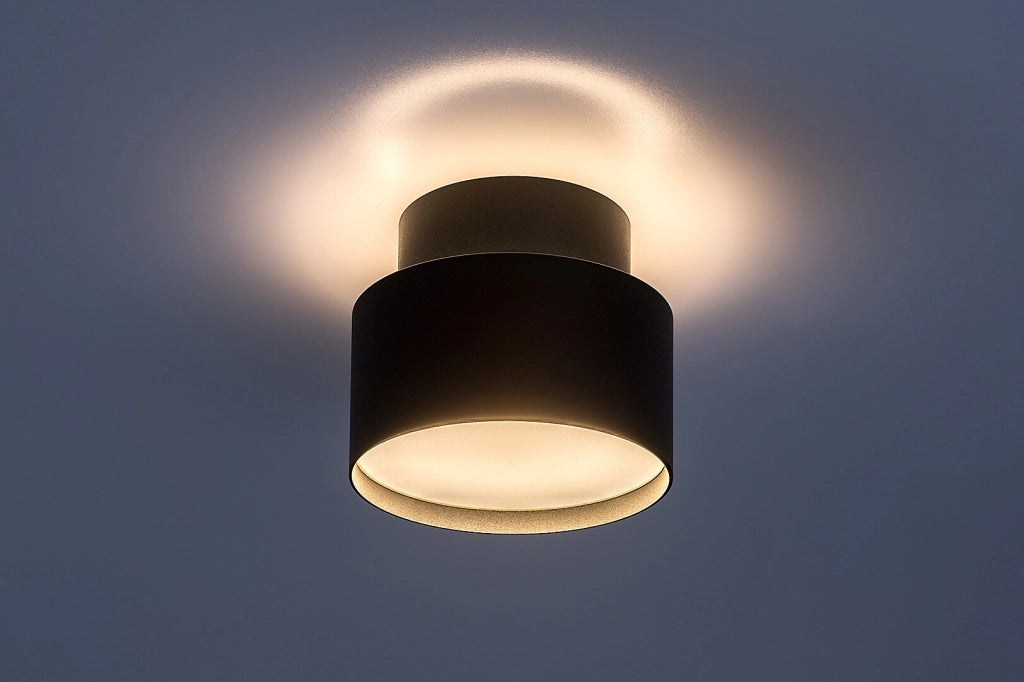 Plafoniera Rabalux Ovidia nera tonda Ø11 LED 16W 3000K