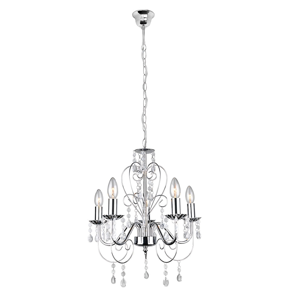Lampada Da Soffitto Ebt008-5cp Chrome
