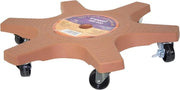 Carrello per piante in terra cotta con ruote, capacità di carico 226 kg, 127 cm, modello 50 inch