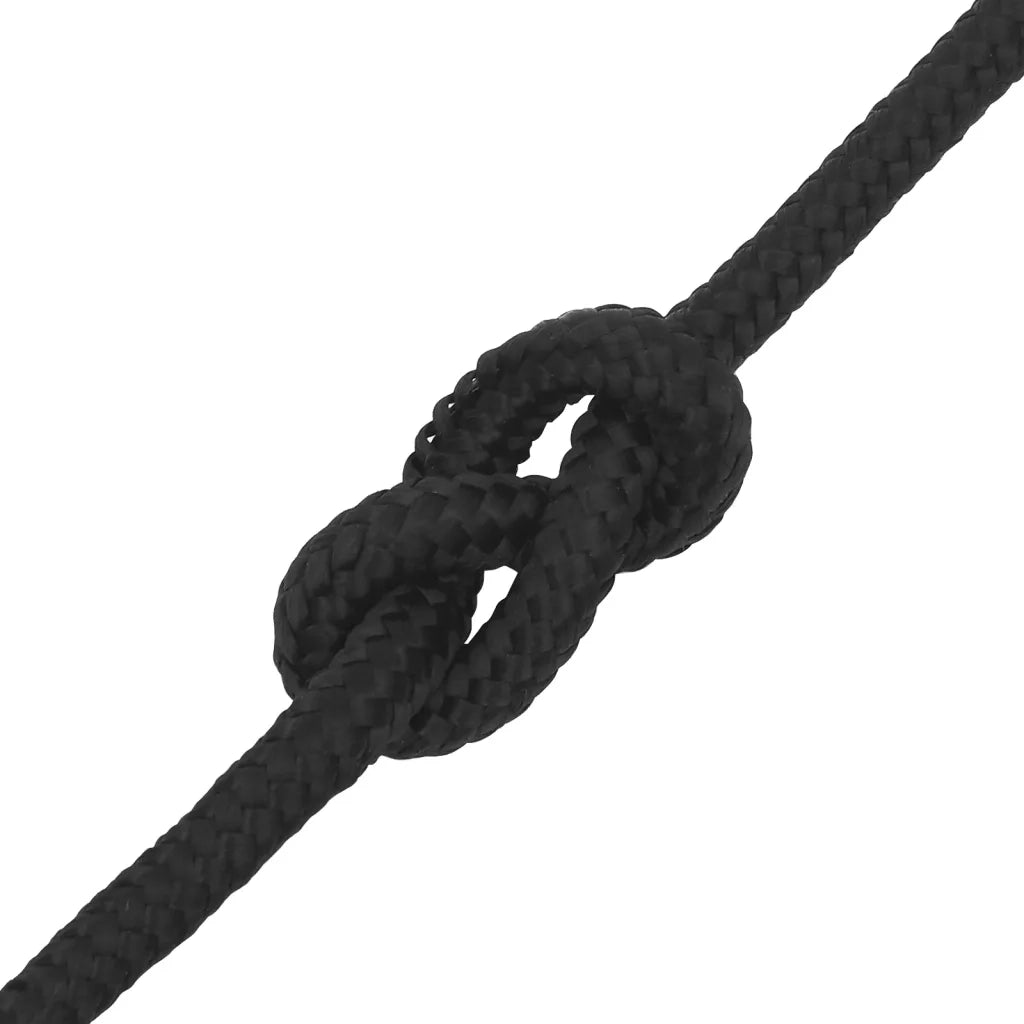 Corda per barca Completamente Nera 12 mm 100 m in Polipropilene 152513
