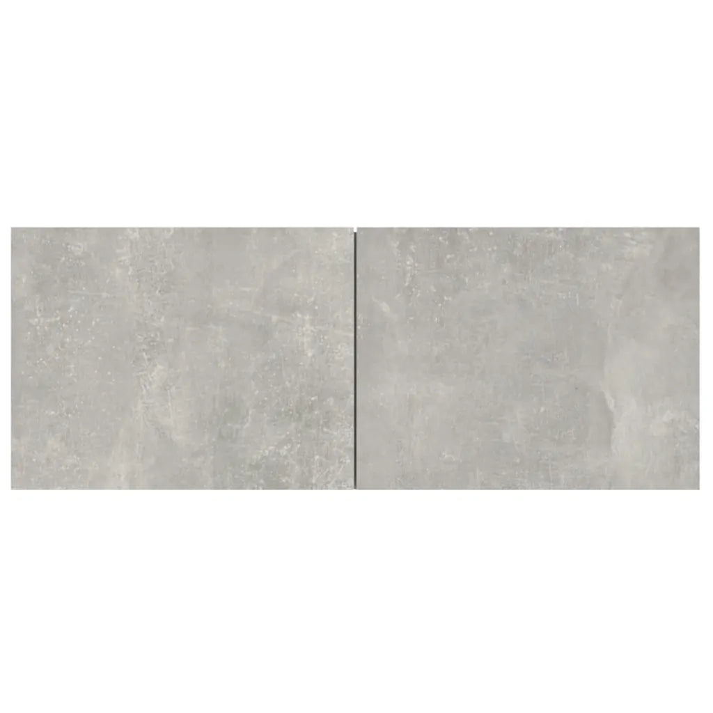 Set di Mobili Porta TV 6 pz-Set di 6 Credenza per TV Grigio Cemento in Legno Multistrato 746815