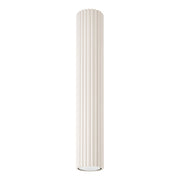 Spot soffitto tubolare beige rigato 40cm GU10 GRAVIO