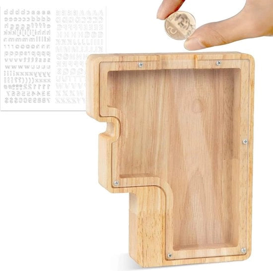 Cassa di Risparmio Personalizzata in Legno Decorazione per Adulti - Regalo di Compleanno Natale Ringraziamento