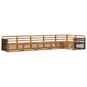 Set di divani da esterno 6 pcs Naturale