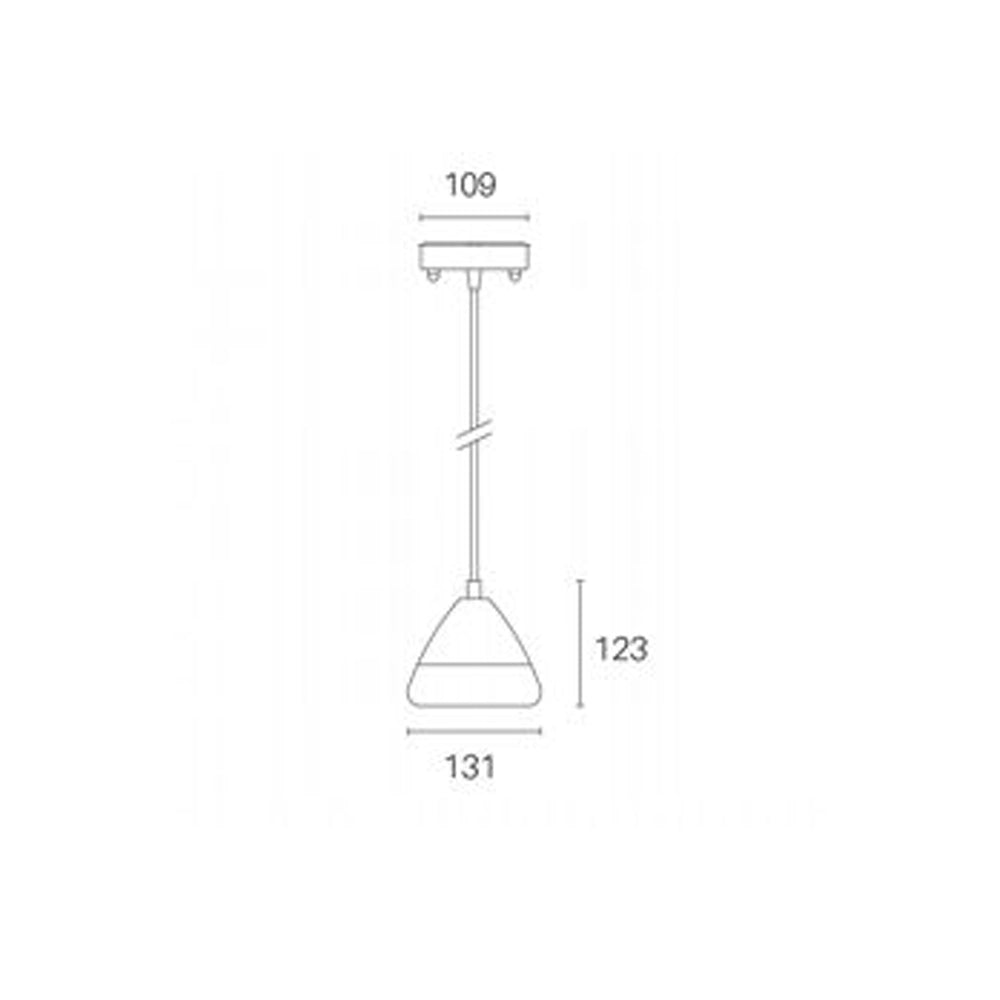 Sospensione Da Esterno Graal Alluminio E Termoplastica Verde Led 20W 4000K
