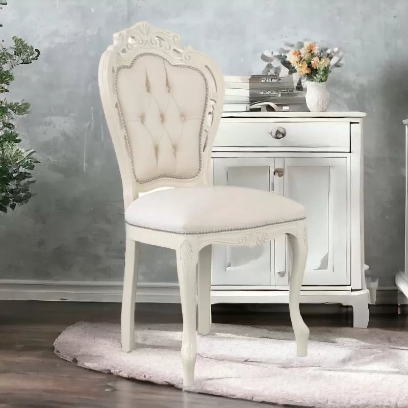 Set tavolo rotondo bianco 80x78 con 2 sedie capitonnè ecopelle - Mobili 2G