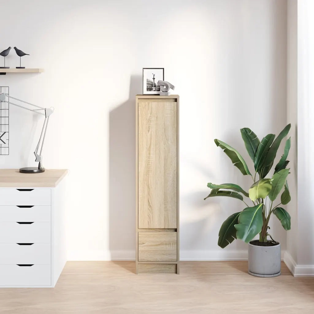 Credenza Rovere Sonoma 29,5x34x119,5 cm in Legno Multistrato 861654