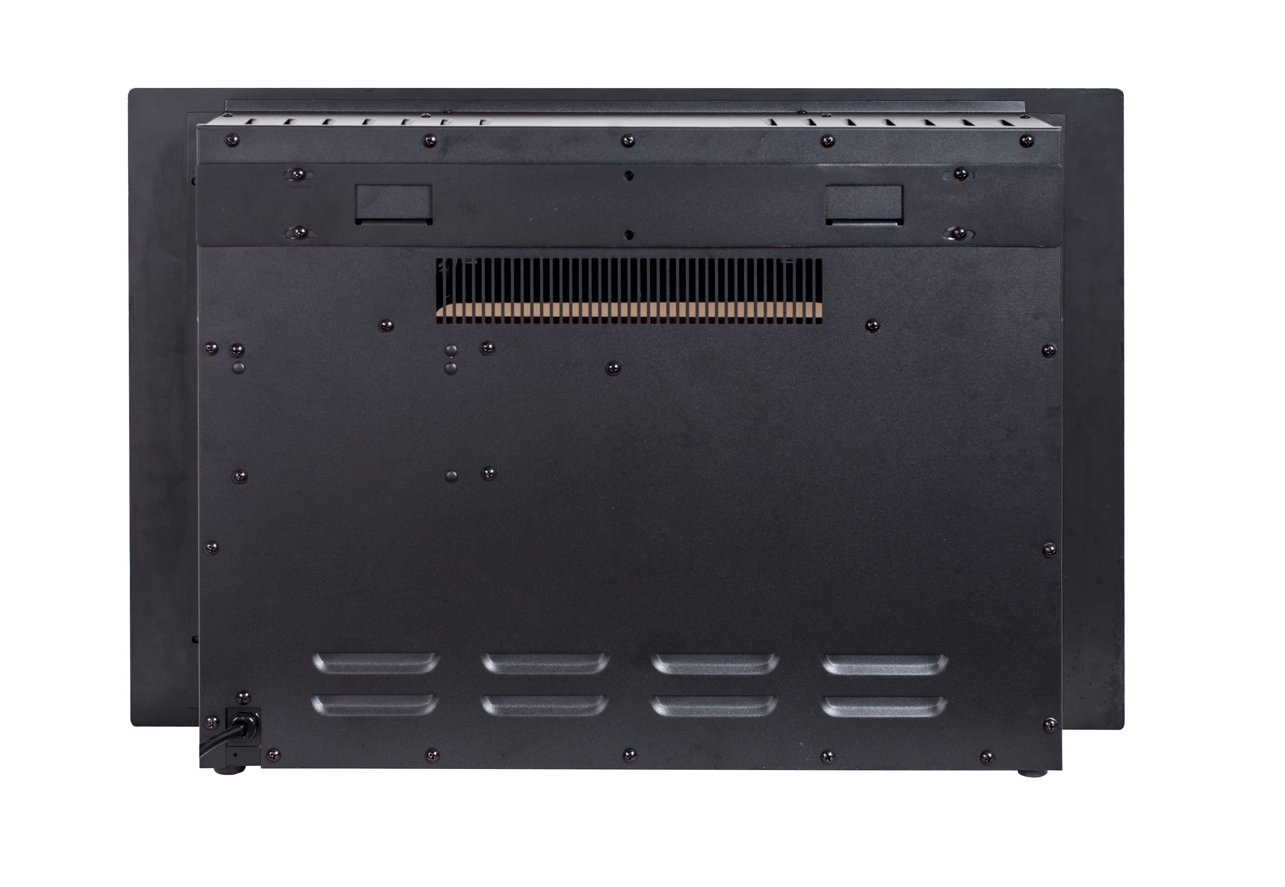 Camino Elettrico da Incasso 42x66x13,5 cm Effetto Fiamma 1500W Aladin Nero