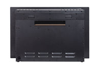 Camino Elettrico da Incasso 42x66x13,5 cm Effetto Fiamma 1500W Aladin Nero