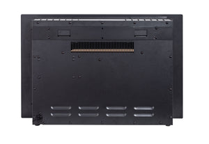 Camino Elettrico da Incasso 42x66x13,5 cm Effetto Fiamma 1500W Aladin Nero