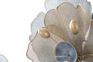 Pannello Flowery 116,5x8x58 cm in Ferro