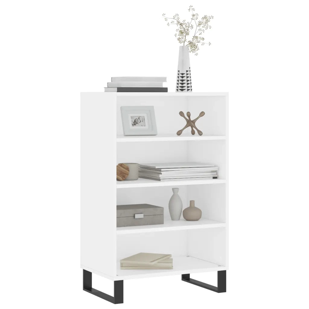 Credenza | Madia | Buffet da pranzo | Armadio da pranzo Bianca 57x35x90 cm in Legno Multistrato