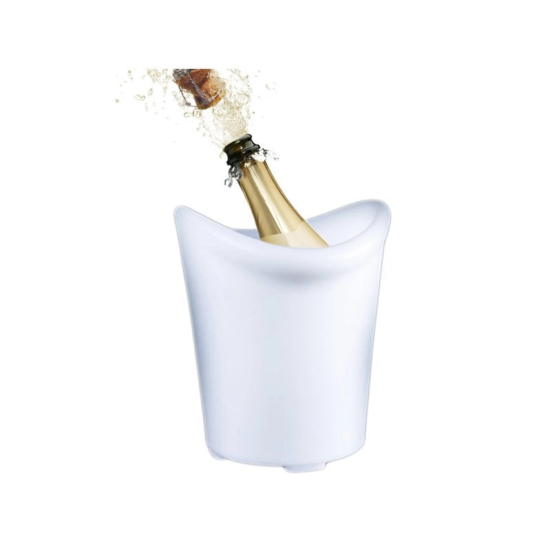 Secchio Di Ghiaccio Termico Con Lampada Luce Led RGBW Ricaricabile Telecomando Incluso IP54 29X33X35cm SKU-40191