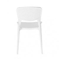 Sedia Mets 56x46x80 h cm in Plastica Bianco