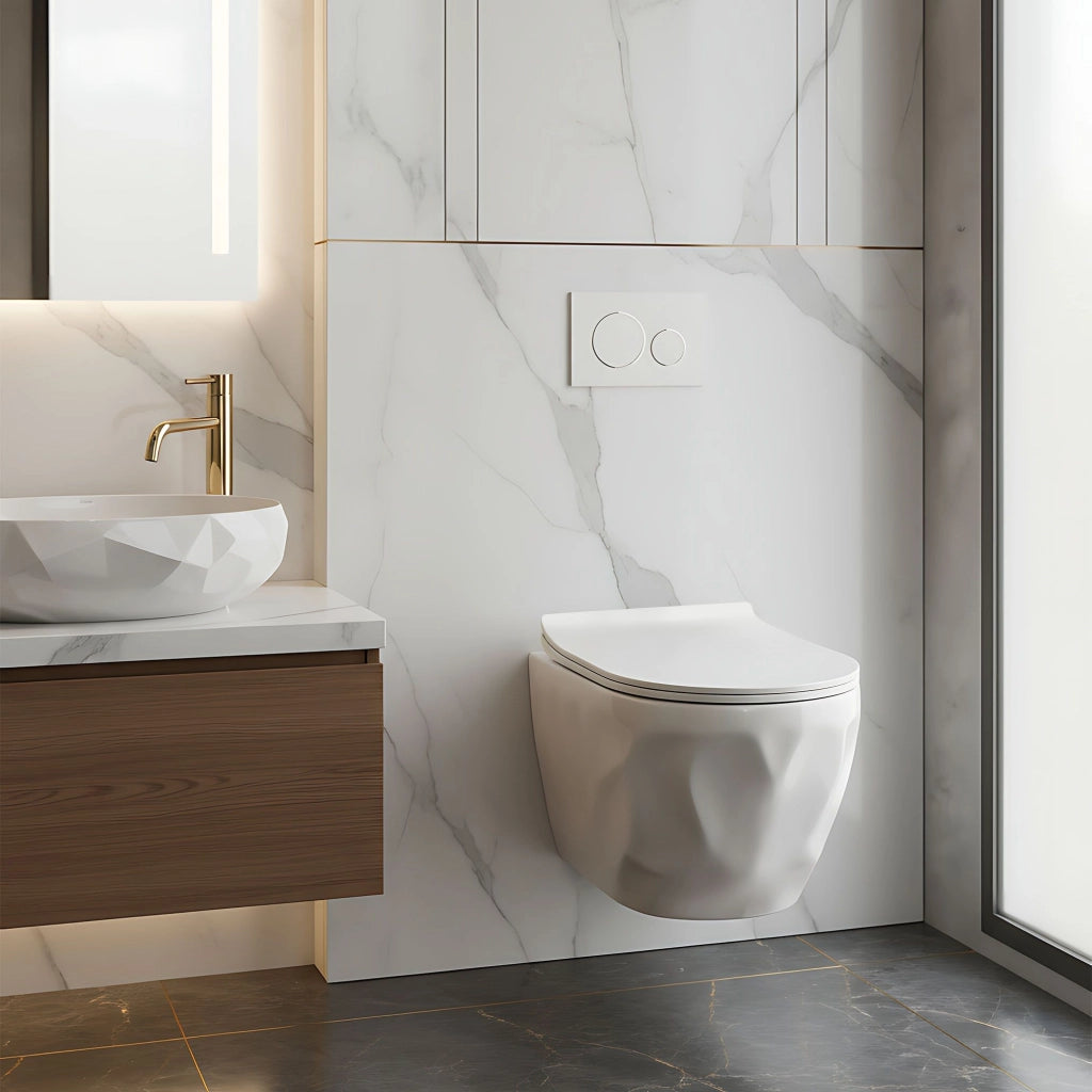 Vaso Wc Sospeso Rea Gustavo Rimless