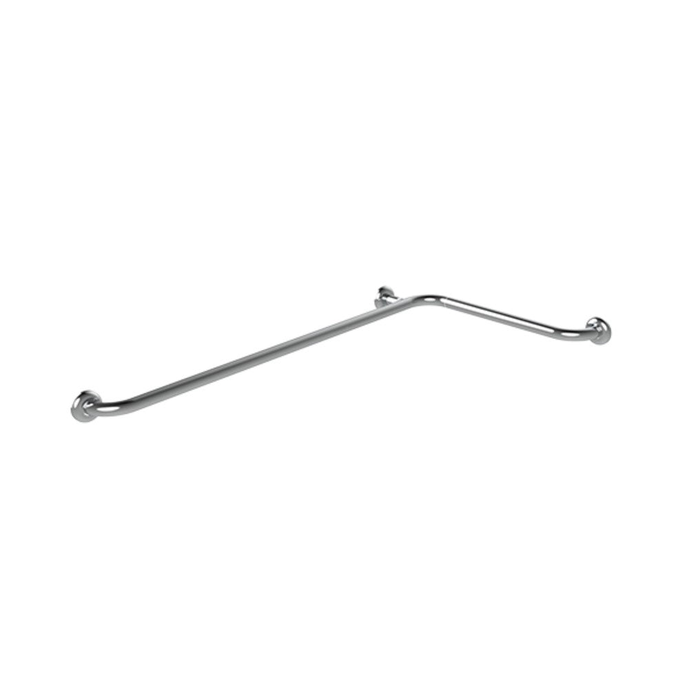 Maniglia angolare di sicurezza da cm 110x60 inox lucido