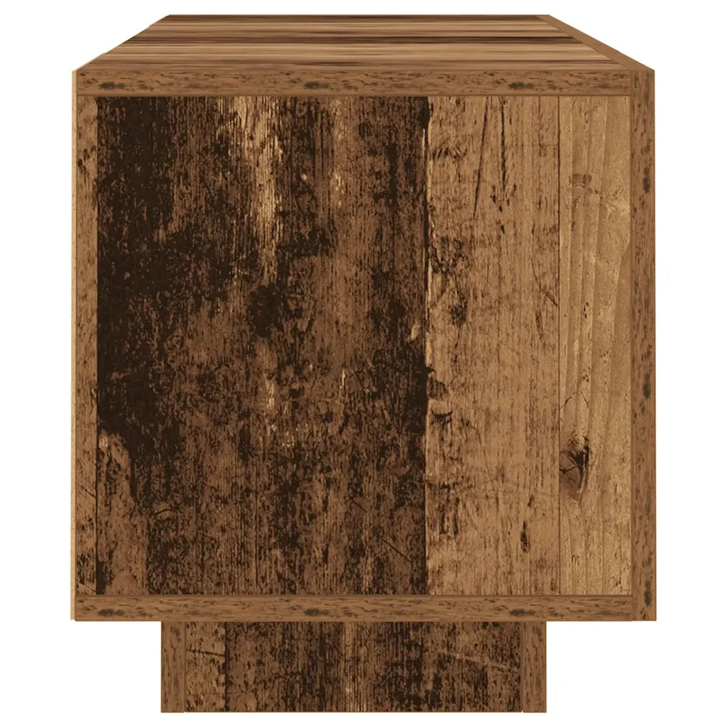 vidaXL Mobile Porta TV con LED Legno Antico 160x35x40 cm Truciolato
