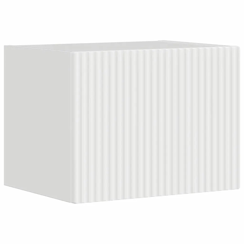 Mobile TV da parete-Mobile TV a Muro-Credenza TV Bianco Lucido 60 x 31 x 29.5 cm 930630
