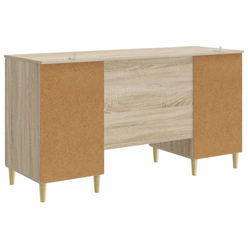 Scrivania Rovere Sonoma Legno ingegnerizzato 142,5 x 50 x 75 cm 3414614
