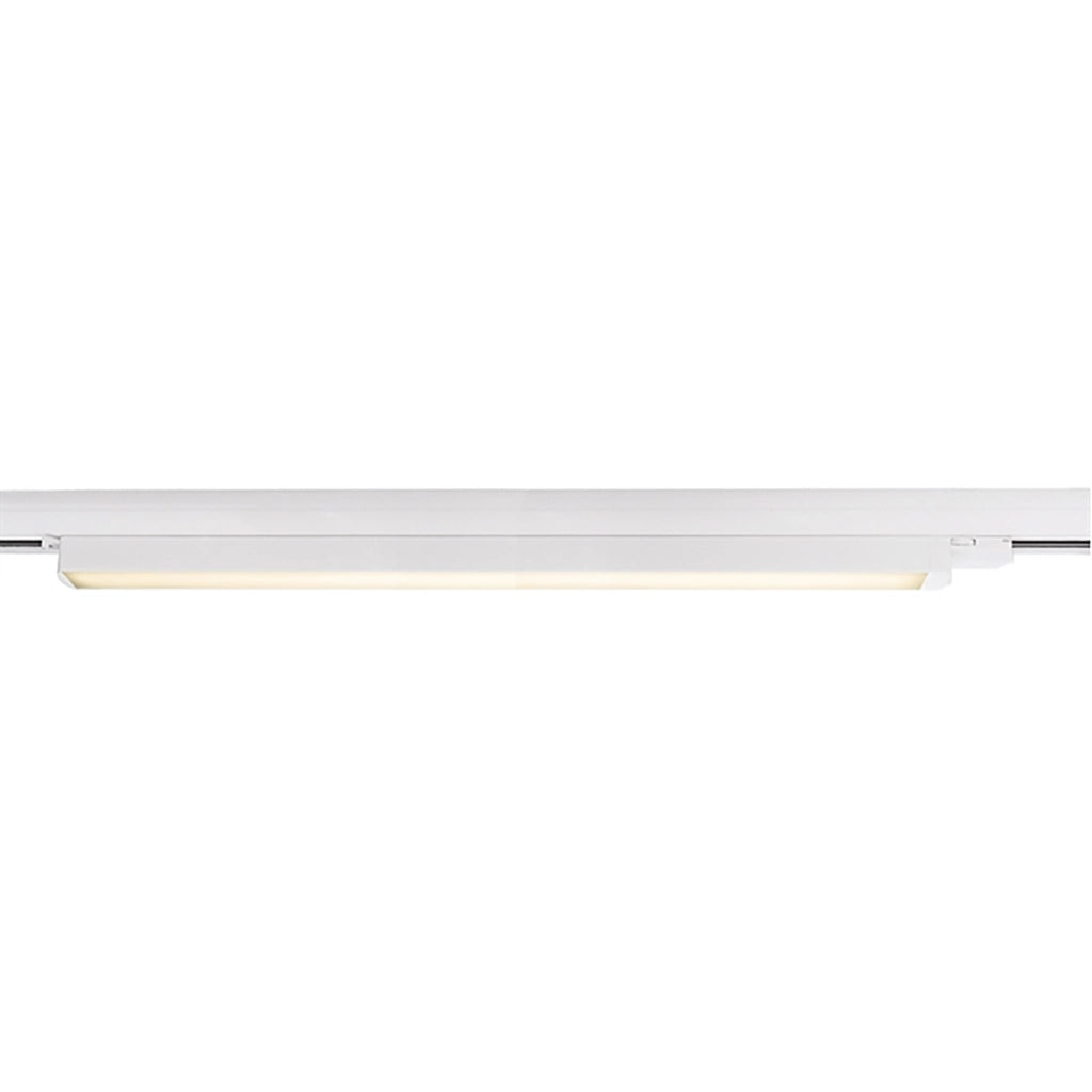 LINEAR 100 barra luminosa LED 30W faretto binario track trifase slim luce negozio ufficio 1mt 230V BIANCO 4000K