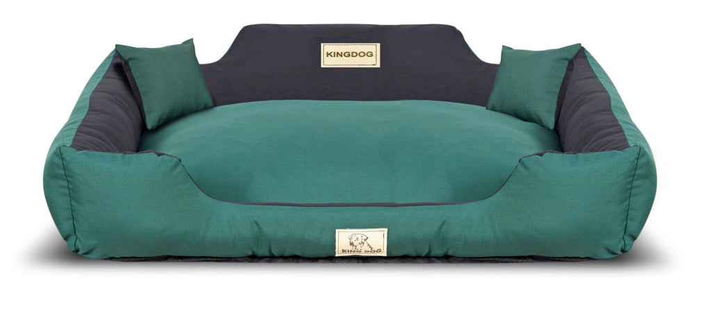 AIO FACTORY 115x95 cm KINGDOG MM43 Cuccia per cani verde personalizzabile
