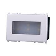 Lampada Led Segnapasso 3P 220V Bianco Freddo 6000K Compatibile Con Vimar Plana