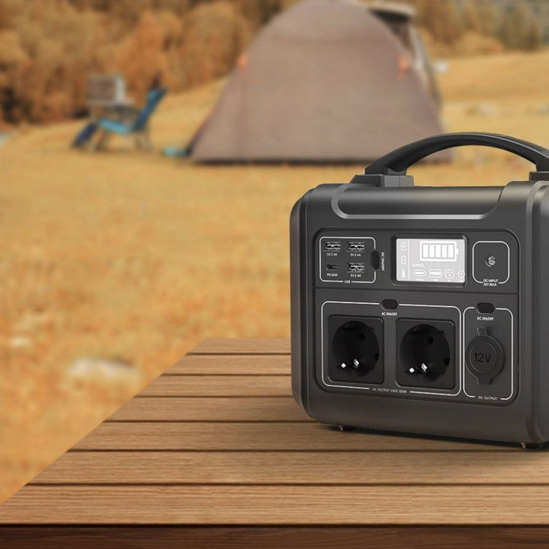 EZVIZ  PS300, stazione di alimentazione portatile, capacit√† 313Wh, 4 ingressi, display smart, ricarica con pannello solare (non incluso)