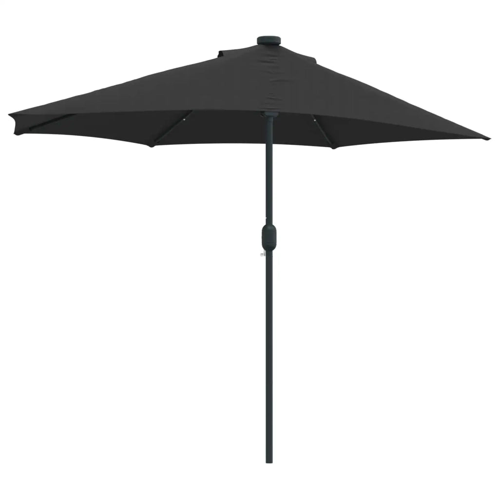 Ombrello da giardino Nero 294 x 150 x 224 cm 42003273