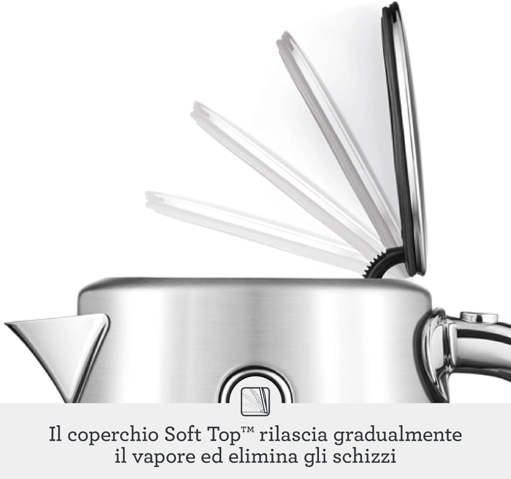 Sage - The Soft Top Luxe - Bollitore Elettrico Silenzioso - Bollitura Rapida - Bollitore Cordless da 1,7 L - Torta Red Velvet