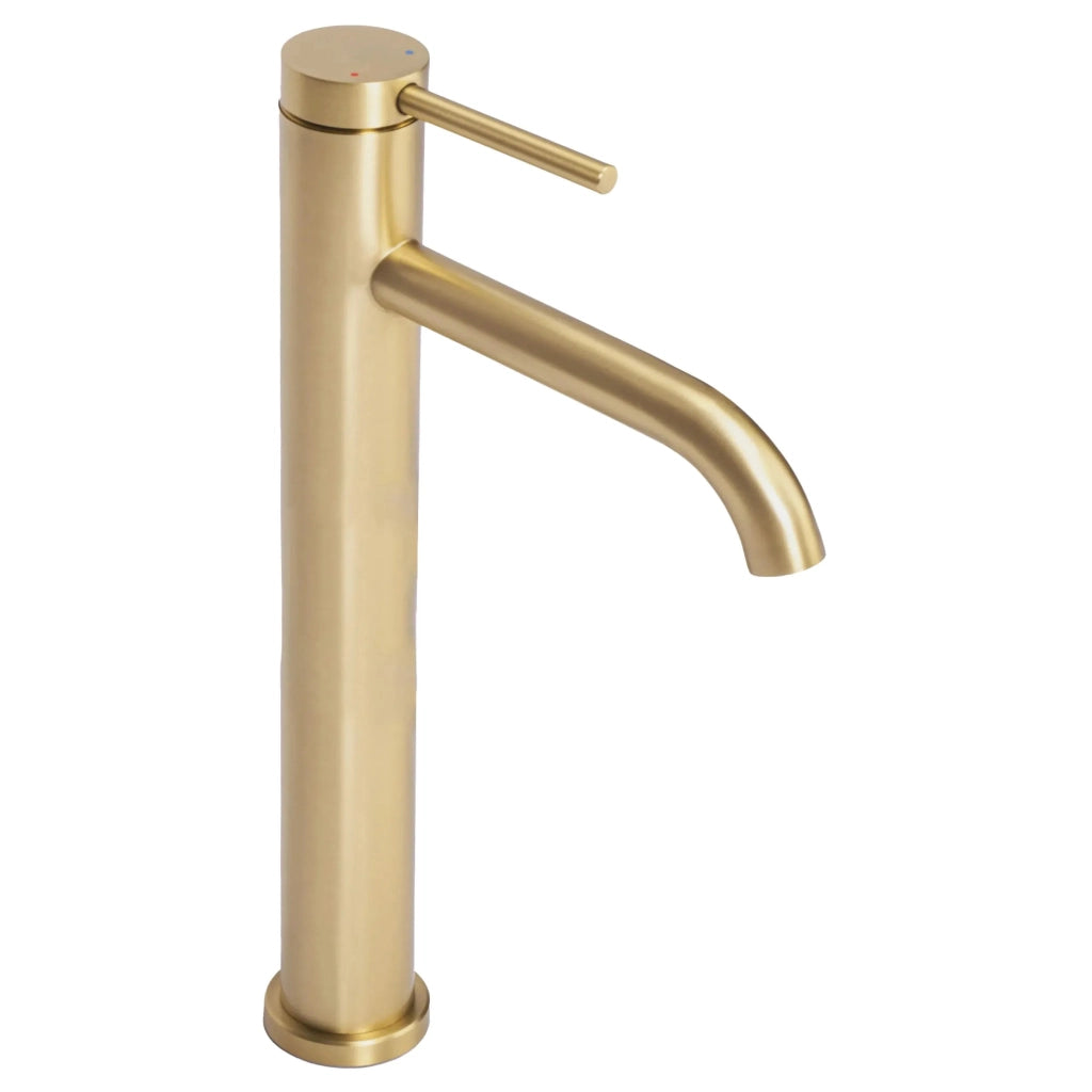 Rubinetto Da Lavabo Rea Clif Gold Brush