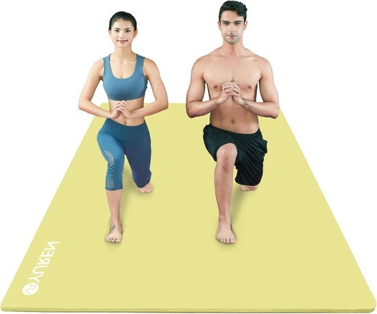 Mat Yoga Extra Spesso - Adatto per Sport e Pilates - 1 pezzo - NBR - Grande 200×130cm