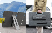 EZVIZ PSP200, pannello solare portatile, 200W, IP67, compatibile con power station ezviz, facile da trasportare