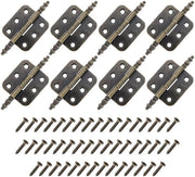Serrature per porte in stile antico/retro, 8 pezzi, in acciaio, per cassetti in legno, inclusi viti, dimensioni 70x35mm.
