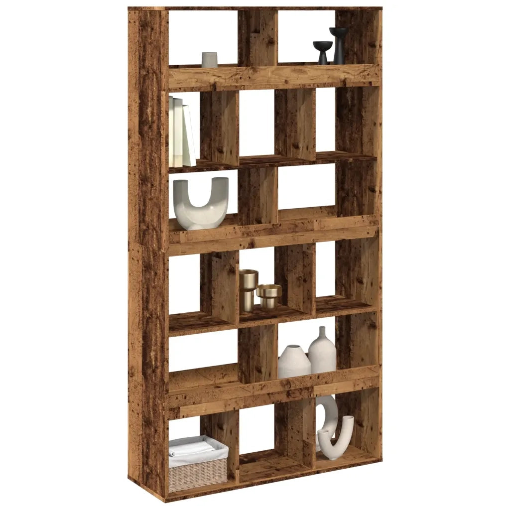 Divisorio Stanza Legno Antico 100x33x187,5 cm in Truciolato