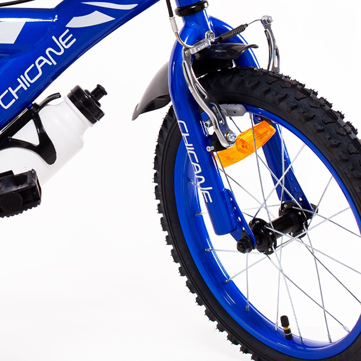 SCH CHICANE 16", bicicletta per bambini, adatta a bambini tra i 5 e i 7 anni, per altezza tra 105 e 135 cm, con campanel