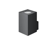 Zio Wall Applique LED da Parete Nero Opaco 38° per lampadina GU10 50mm, Design moderno quadrato per illuminazione d'interni - Beneito & Faure
