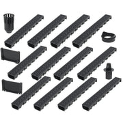 Canali di drenaggio 12 pz Plastica 12 m 02_0002989