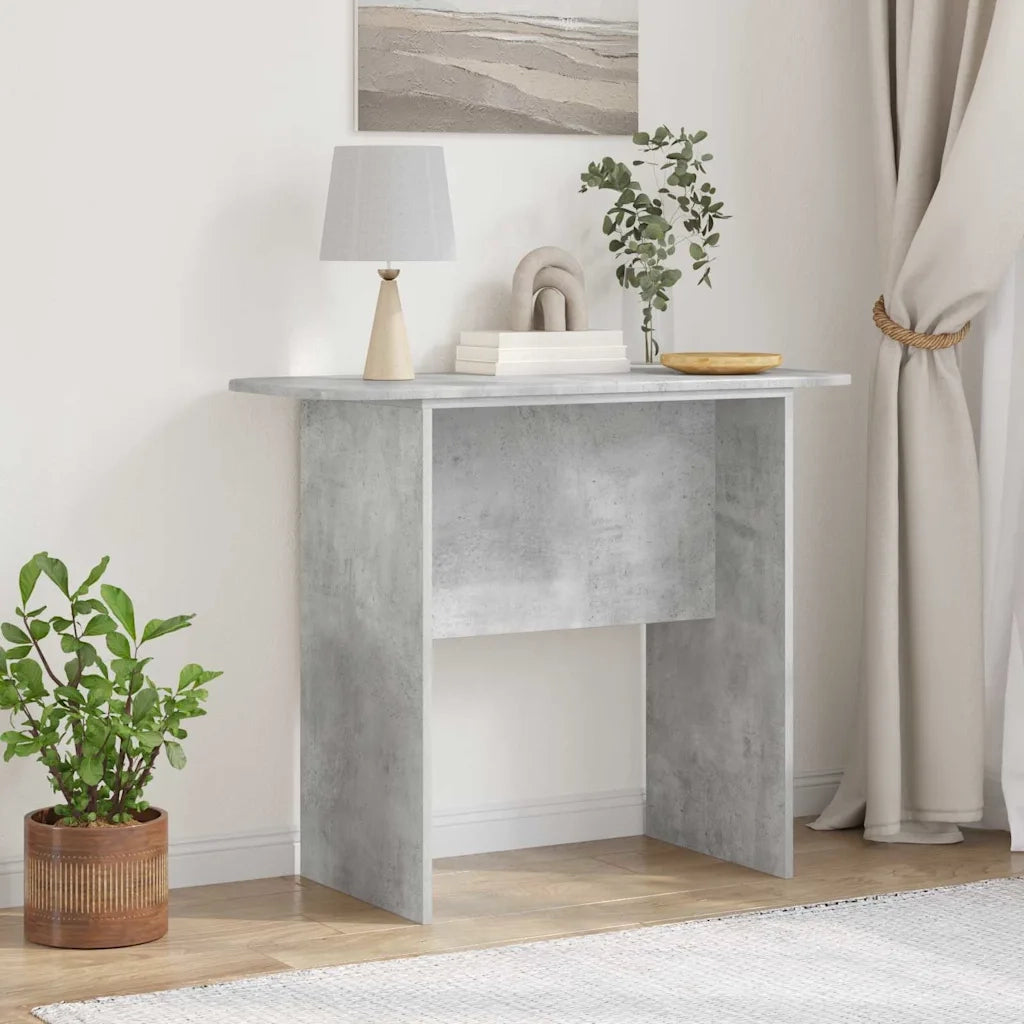 Tavolo Consolle | Tavolo d'Ingresso Grigio cemento 93 x 40 x 75 cm