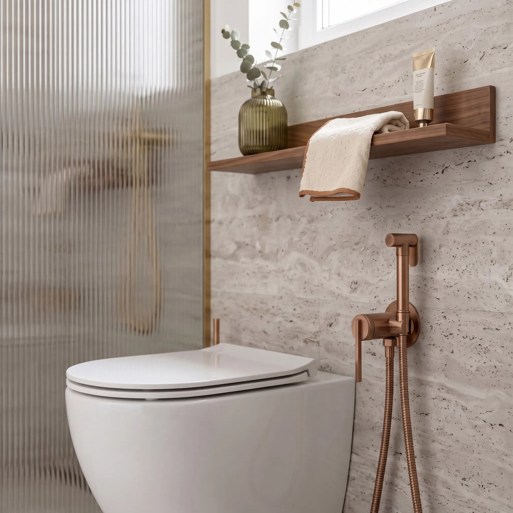 Rubinetto Bidet Rea Grace Brush Copper