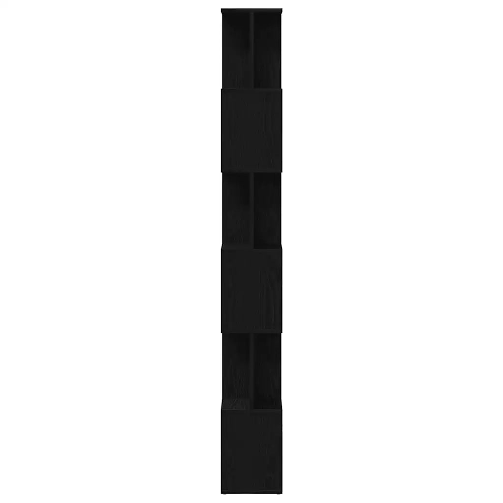 Libreria Rovere Nero 80x24x190,5 cm in Legno Ingegnerizzato 862399
