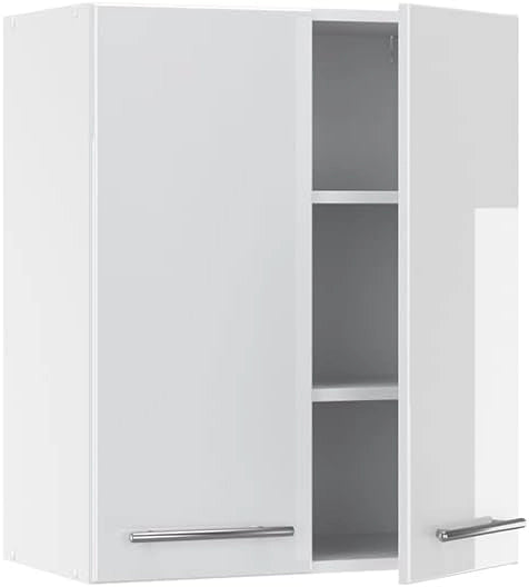 Pensile da cucina Fame-Line, Bianco lucido, 60 cm, per la combinazione con altri moduli della serie Fame-Line