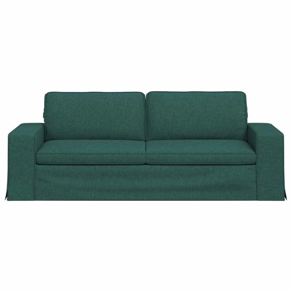 Divano Verde Scuro 222 x 80 x 82 cm Tessuto 42024400