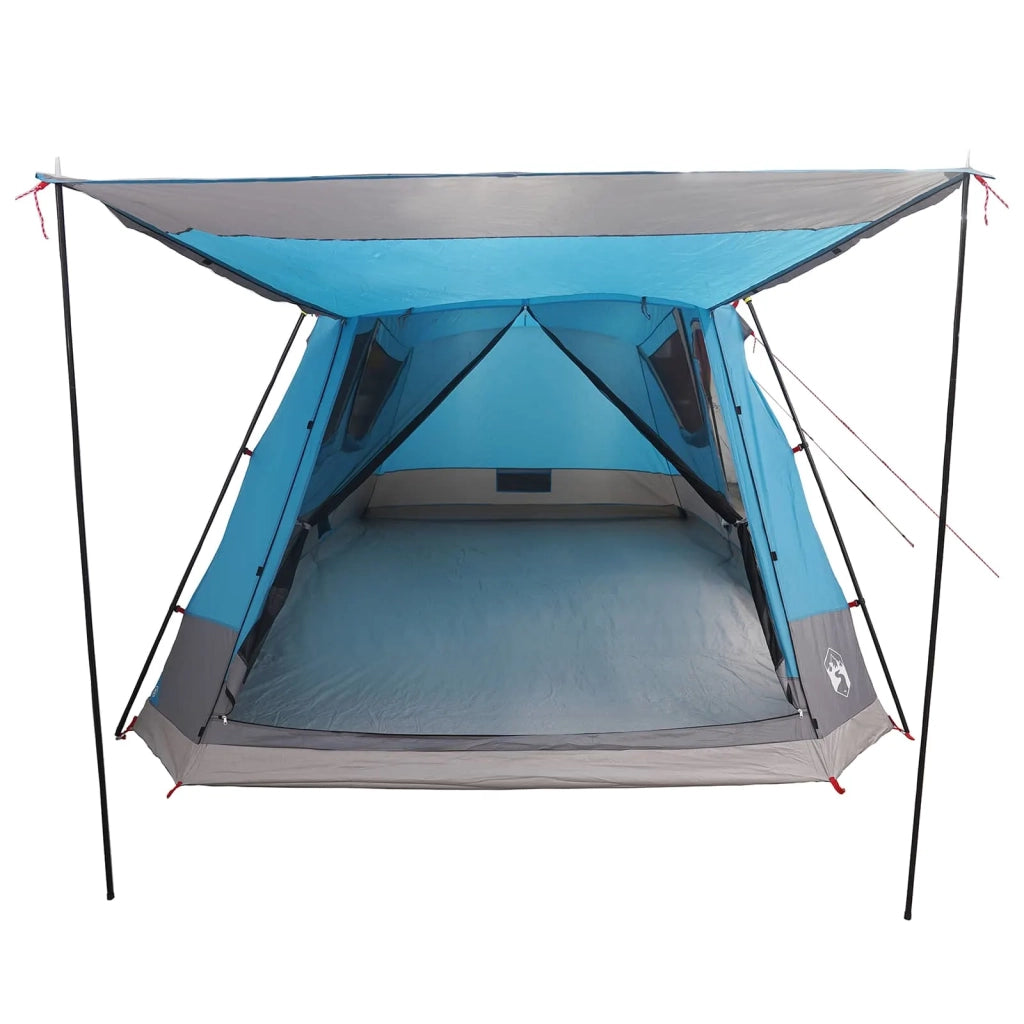 Tenda Capanna con tetto Blu 8 persone Poliestere e Acciaio 42028576