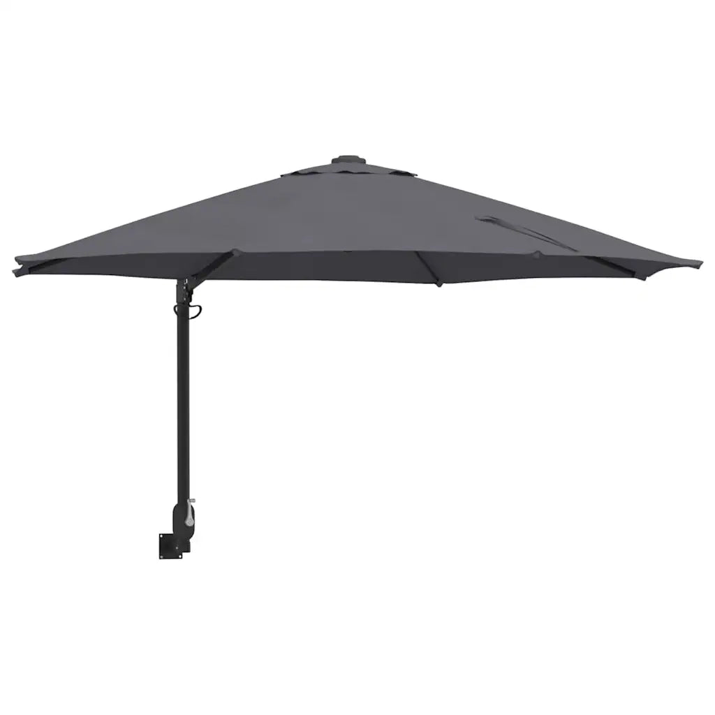 Ombrello da giardino-Ombrellone da spiaggia Antracite 248 x 248 x 148 cm 499209