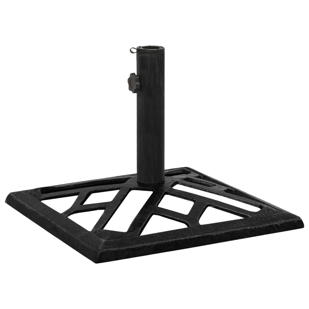 Base per Ombrellone Nera 44x44x31 cm in Ghisacod mxl 71377