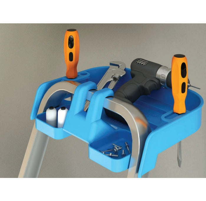Colombo New Scal Atlantica 8 Scaletta con gradini Alluminio, Blu