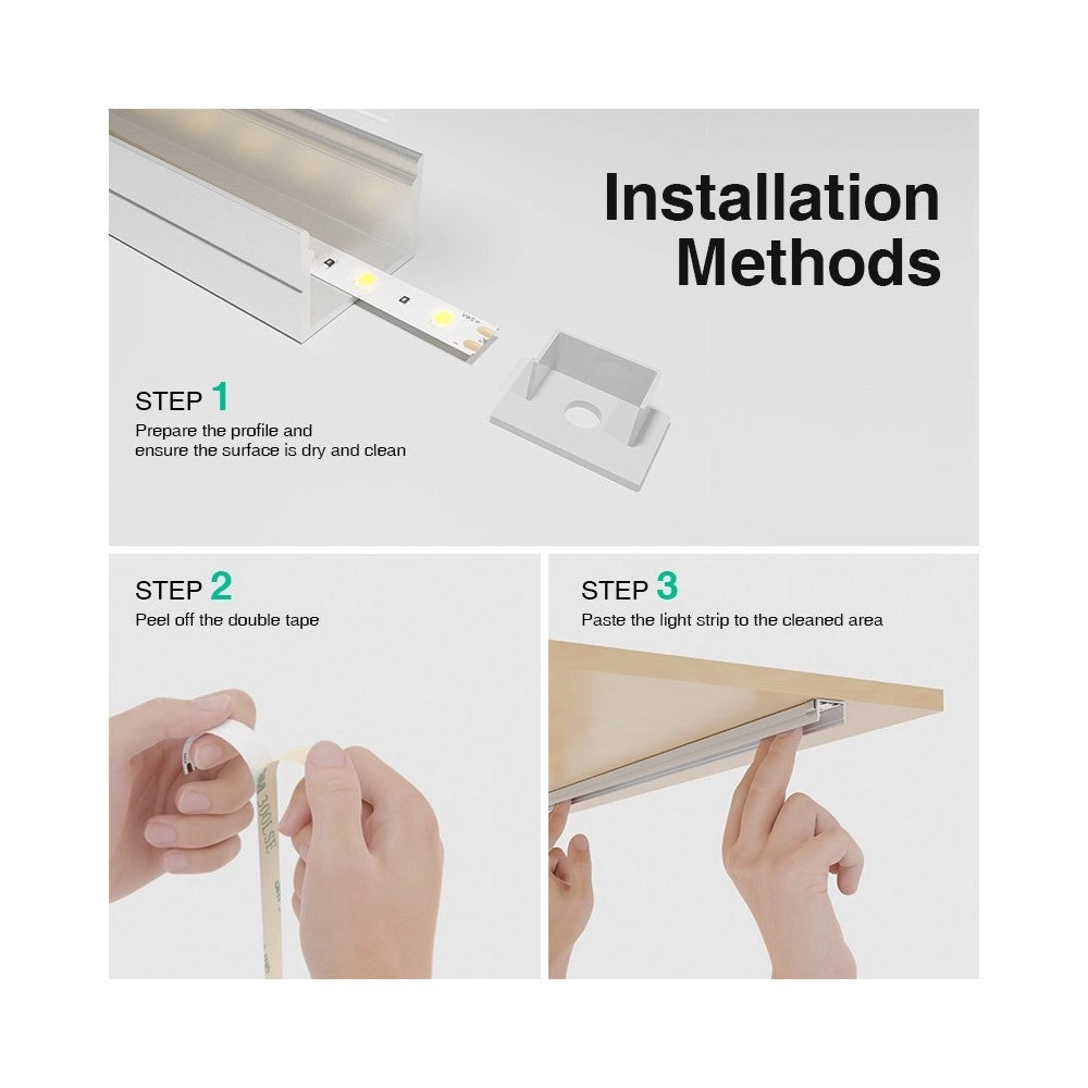 Striscia LED Professionale 50 Metri per interni - Luce Calda 3000K, 24V, 2640 lm/mt, IP20 - Taglio 2.95 cm